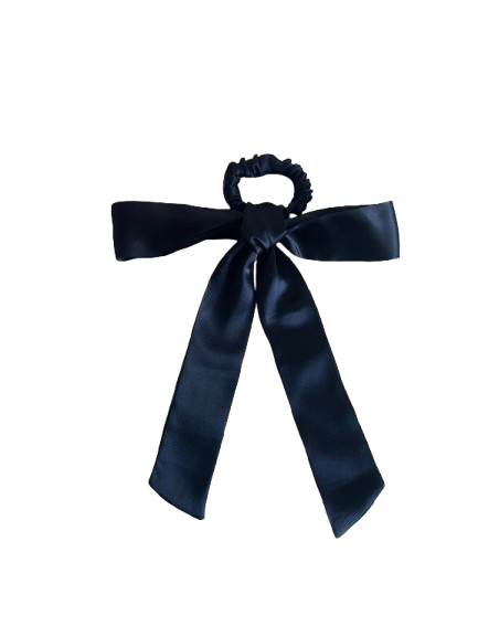 Silk Bow and Hair Scrunchie set